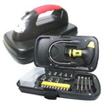 28 Piece Tool Kit/ Self Charging LED Flashlight